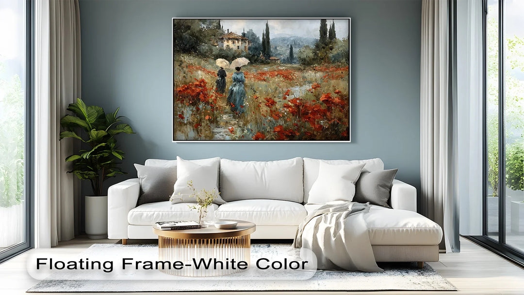 Ladies with Umbrellas - Canvas Print - MyPhotoStation