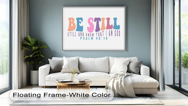 Be Still – Psalm 46:10 Scripture-Inspired Canvas Print - MyPhotoStation