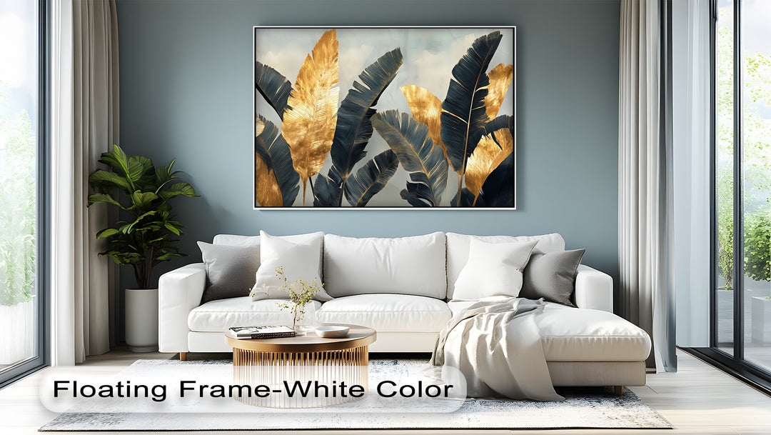 Tropical Banana Leaf - Canvas Wall Art | Artwork Canvas