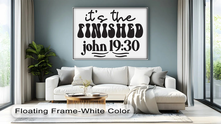 It’s Finished – John 19:30 Canvas Print - MyPhotoStation