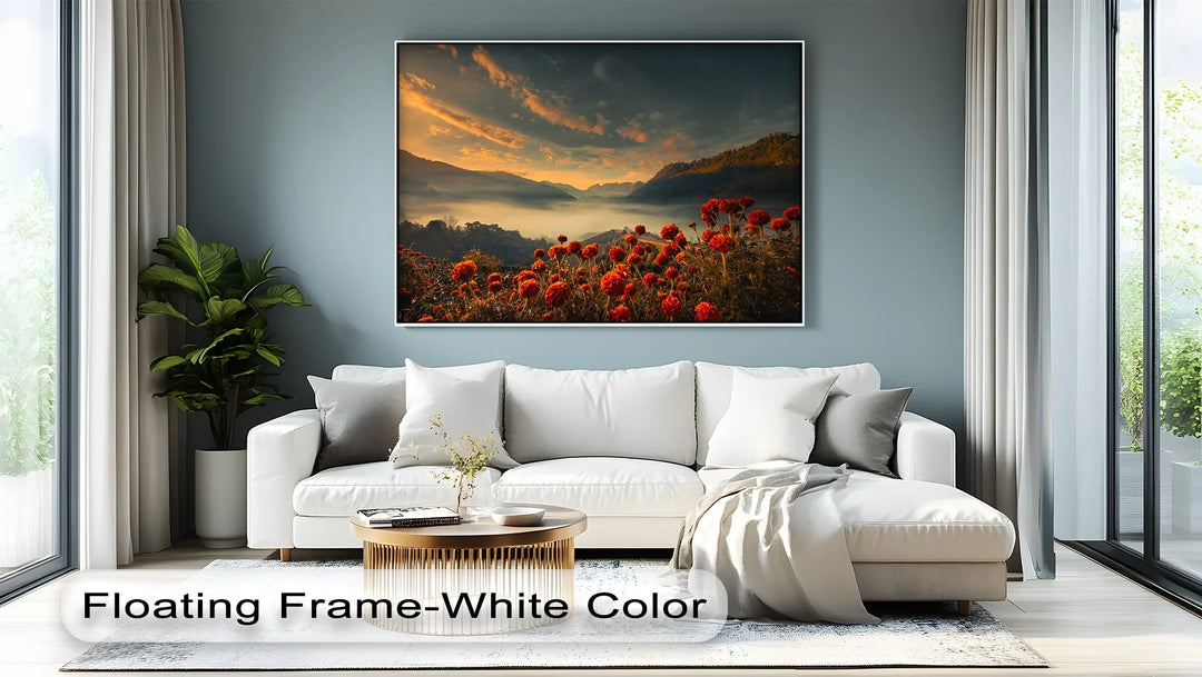 Mountain Sunrise - Landscape Canvas Print