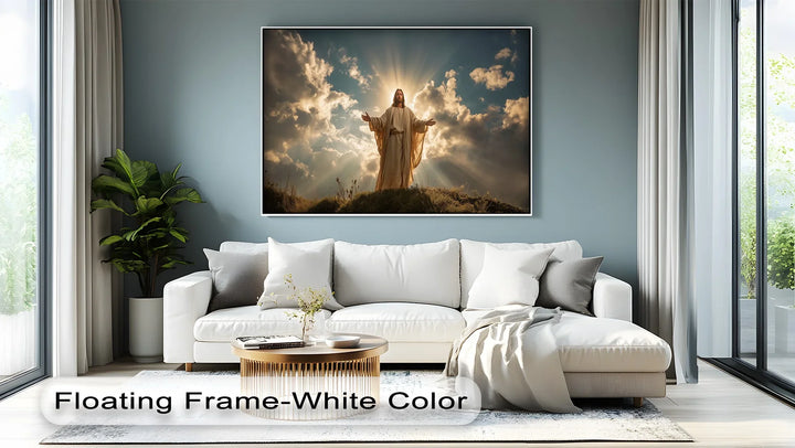 Divine Light – Radiant Jesus Canvas Print - MyPhotoStation