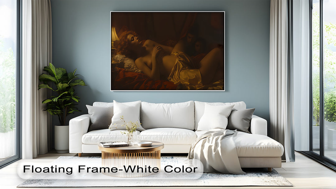 Velvet Secrets – Dark Moody Erotic Canvas Wall Art | Framed Art