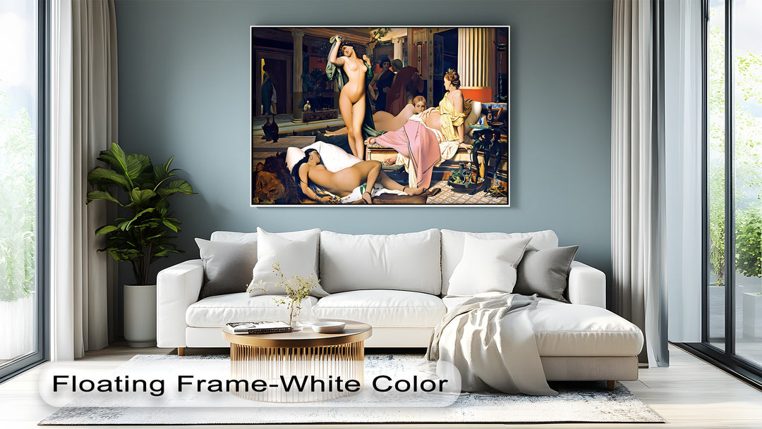 Palace Reverie – Framed Canvas Wall Art | Large Sensual Canvas Print