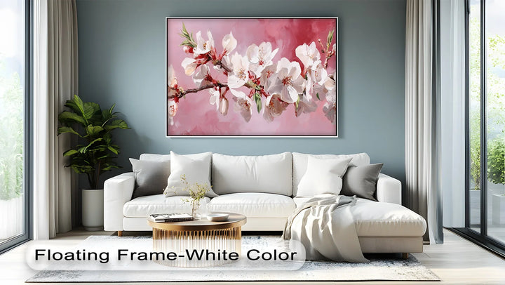 Blossoming Almond Branch – Pink Canvas Print - MyPhotoStation