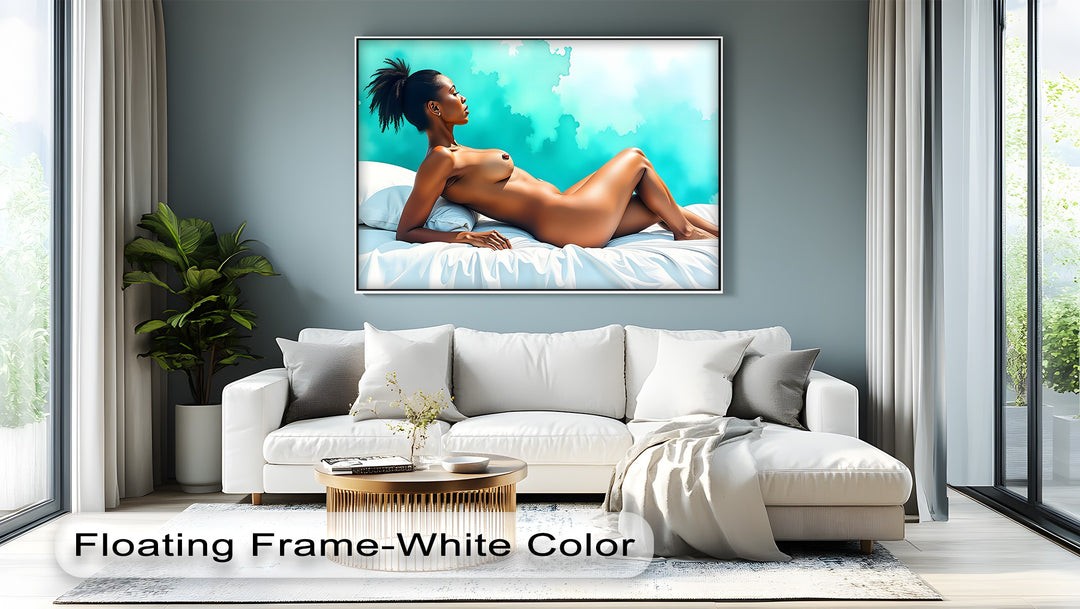 Sensual Reclining - Nude Canvas Wall Art | Erotic Canvas Prints