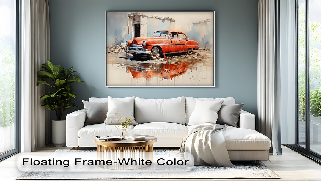 Echoes of the Past – Car Canvas Print