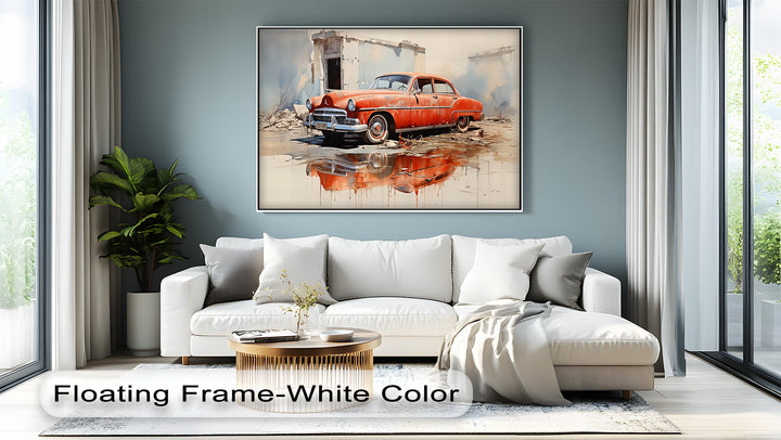 Echoes of the Past – Car Canvas Print