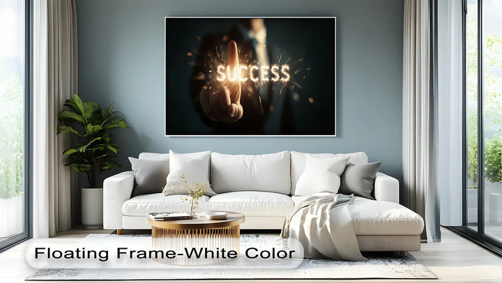 Ignite Success – Sparkling Motivation Canvas Print