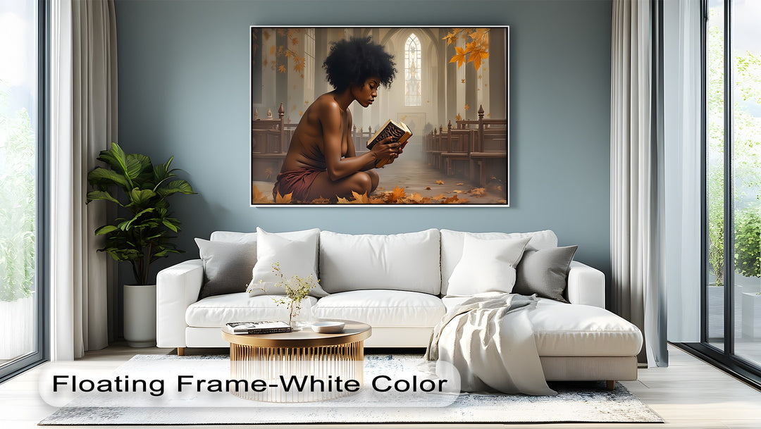 Sacred Silence – Erotic Canvas Wall Art | Large Framed Artwork