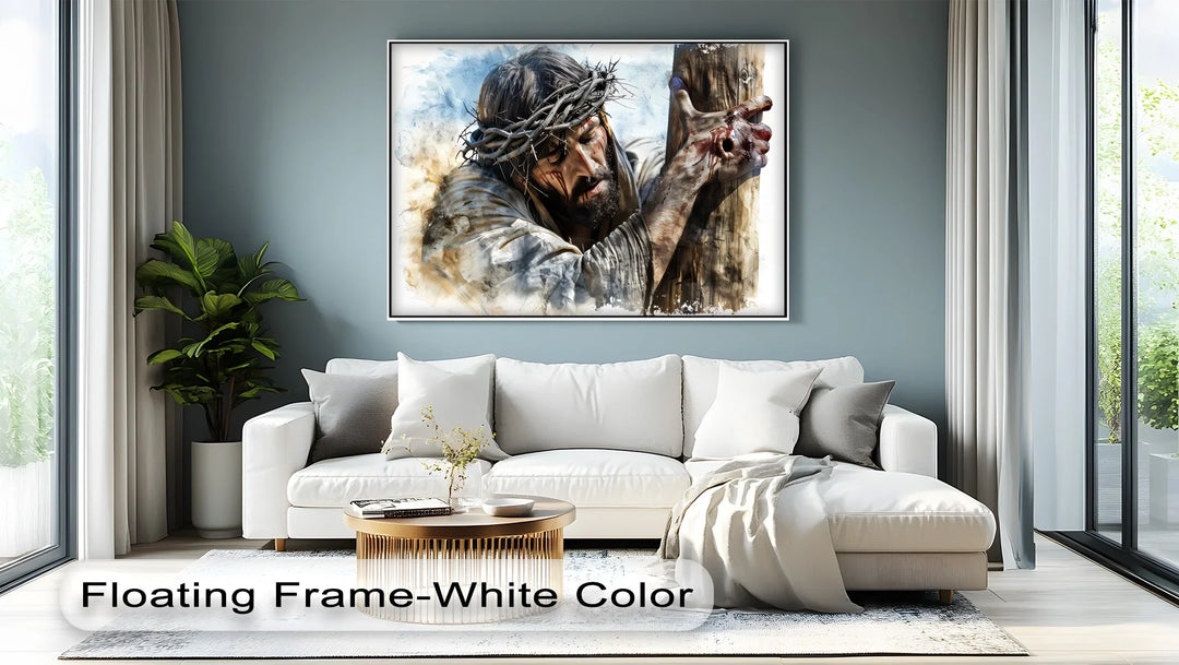 The Final Embrace – Crucified Savior Canvas Print