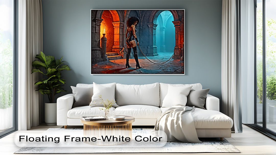 Flame & Frost – Large Erotic Canvas Wall Art | Sexy Canvas