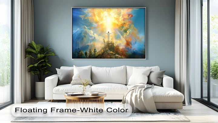 Ascension of Light – Glorious Resurrection Canvas Print