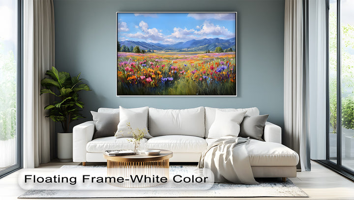 Blooming Valley – Wildflower Meadow Canvas Print