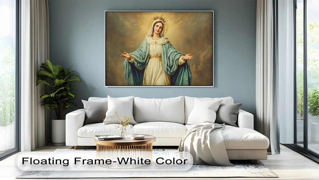 Our Lady of Grace – Virgin Mary Religious Canvas Print - MyPhotoStation