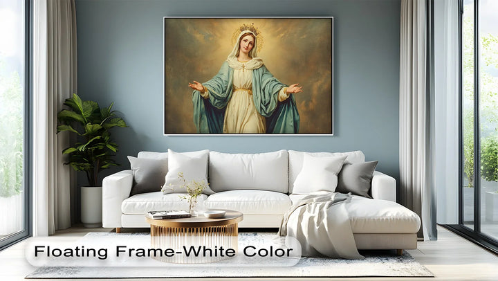 Our Lady of Grace – Virgin Mary Religious Canvas Print - MyPhotoStation