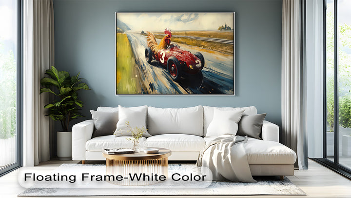 Rooster Racer – Car Canvas Print