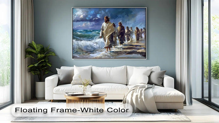 Walking with Christ – Jesus Canvas Print