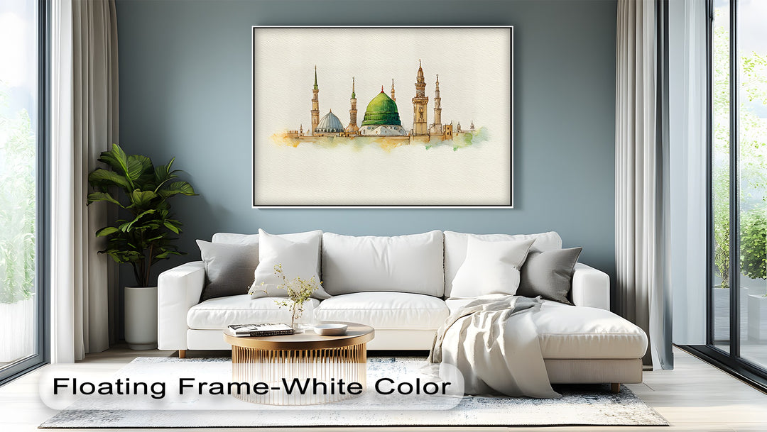 Al-Masjid an-Nabawi - Islamic Canvas Print
