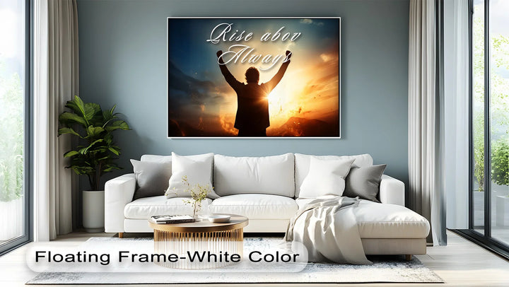 Rise Above Always - Motivational Canvas Print