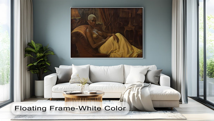 Velvet Rain – Erotic Dark Moody Canvas Wall Art | Framed Art