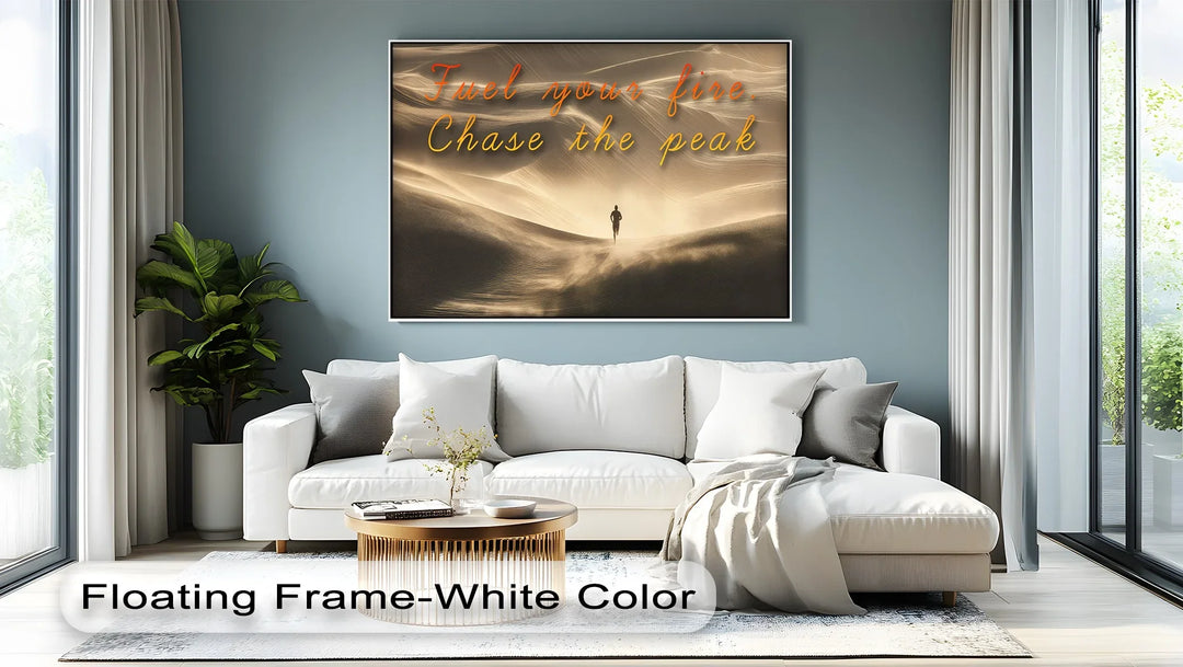 Chasing Greatness – Motivation Canvas Print
