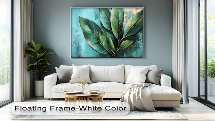 Verdant Energy – Tropical Banana Leaf Canvas Print - MyPhotoStation