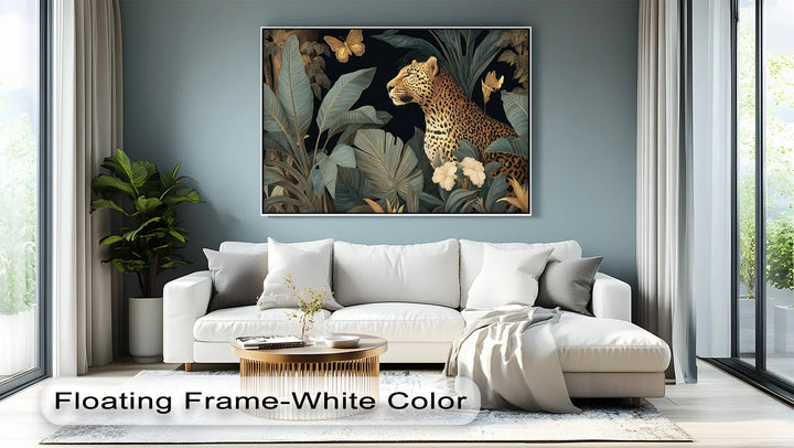 Golden Leopard in Lush Jungle – Canvas Print - MyPhotoStation