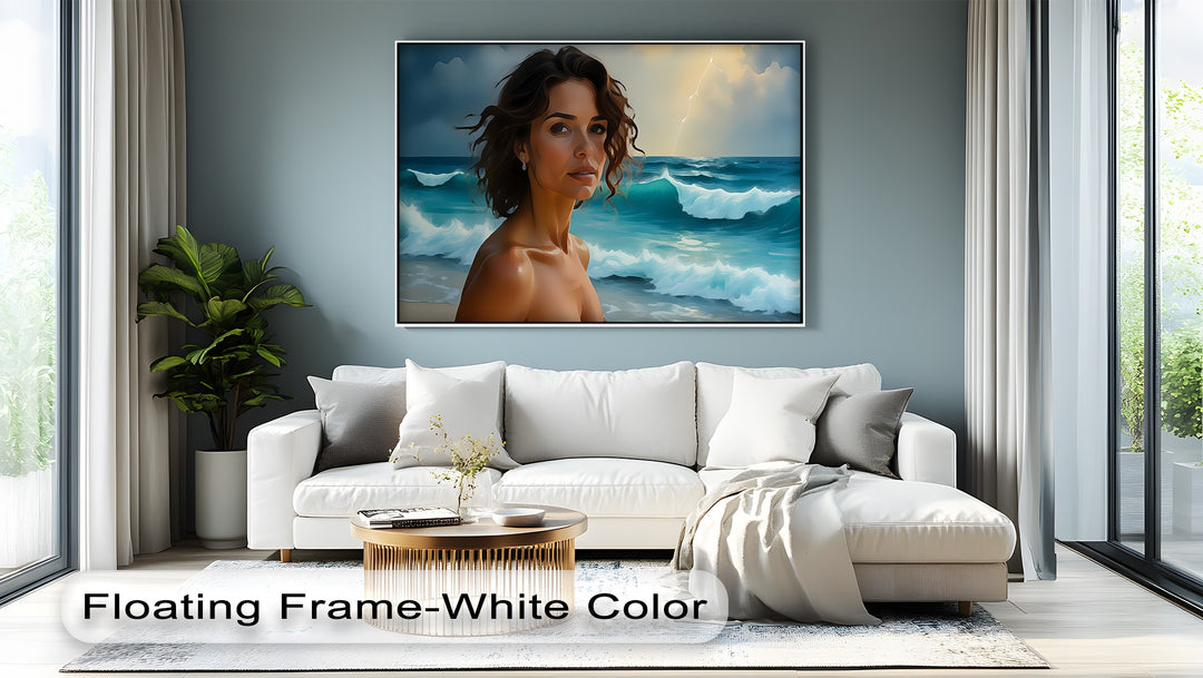 Stormy Embrace – Erotic Canvas Wall Art | Framed Canvas Print