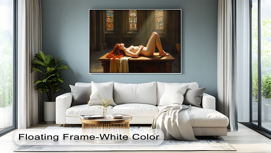 Divine Surrender – Erotic Canvas Wall Art | Artwork Canvas