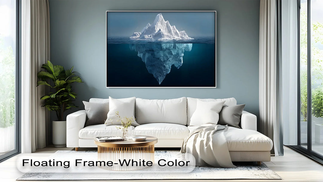 Beneath the Surface – Iceberg Canvas Print