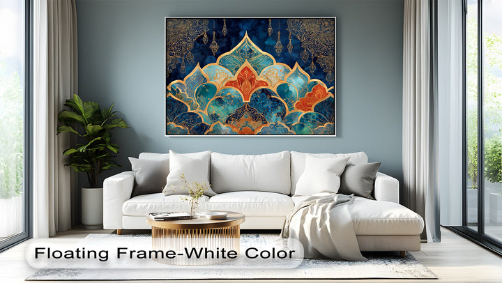 Golden Twilight Arches – Persian Canvas Print