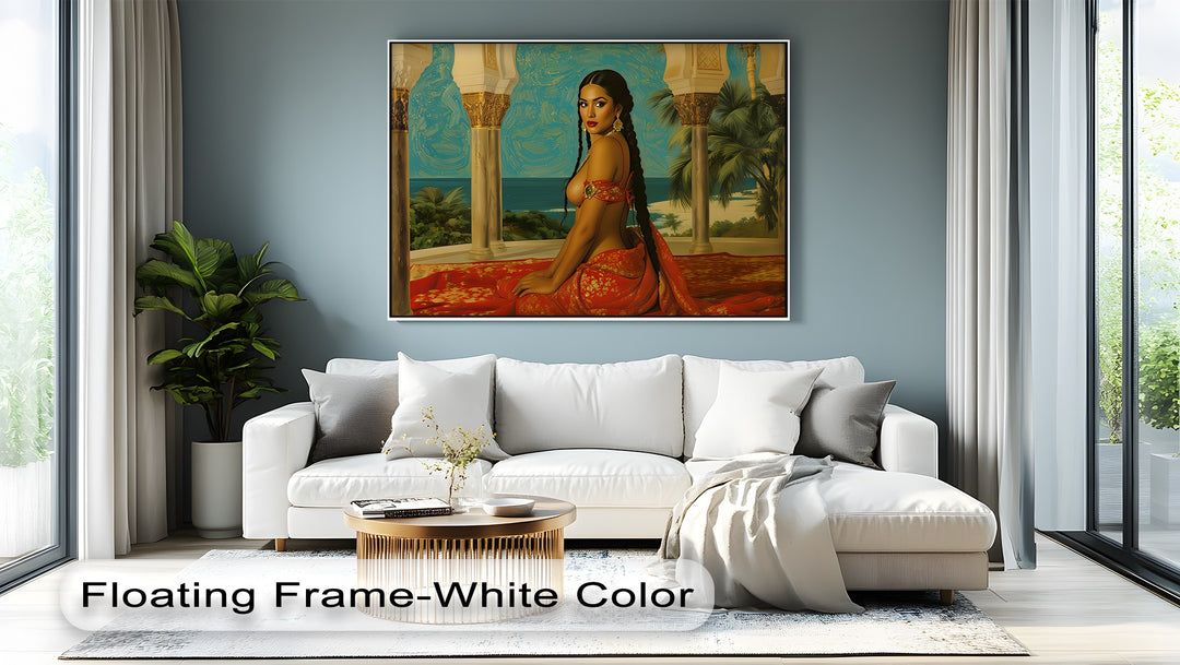 Crimson Empress – Erotic Canvas Wall Art | Canvas Wall Decor