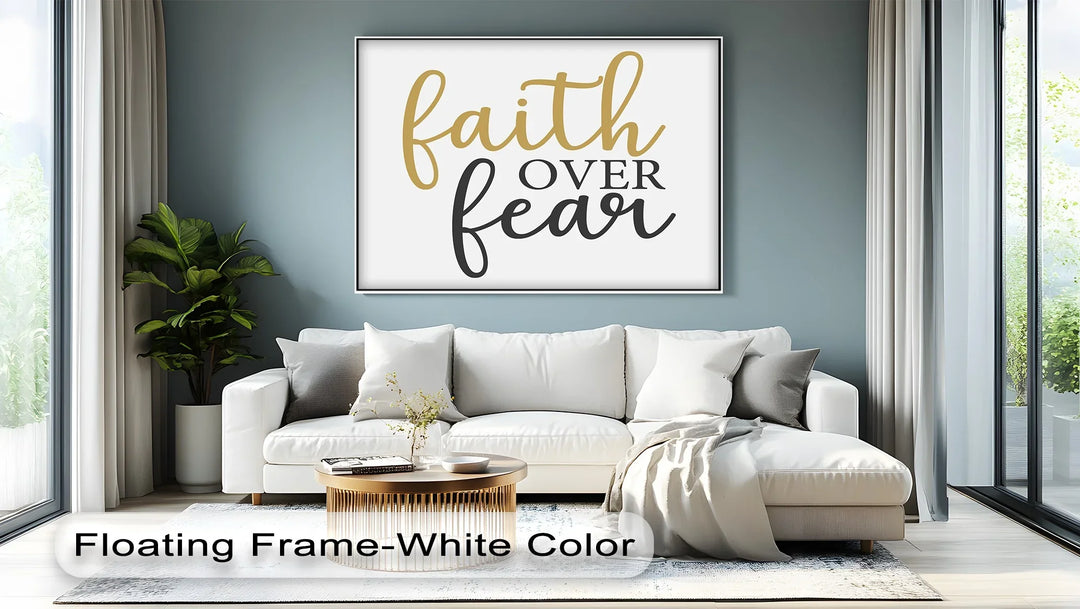 Elegant typography print encouraging spiritual strength

