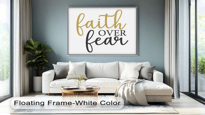 Elegant typography print encouraging spiritual strength


