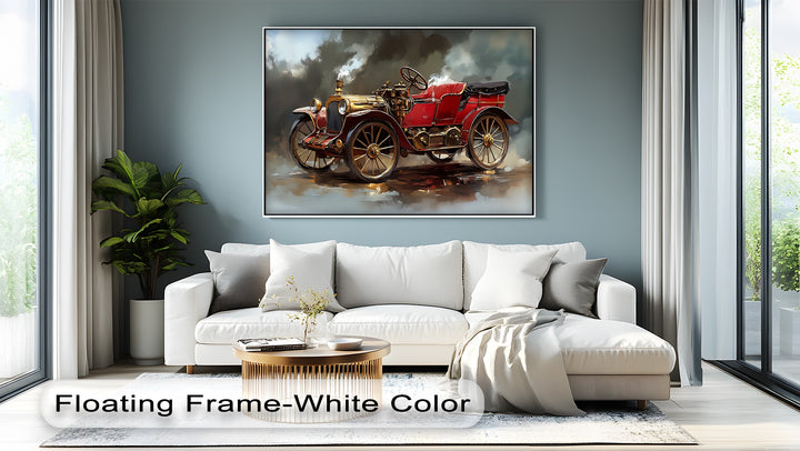 Golden Era Drive – Car Canvas Print