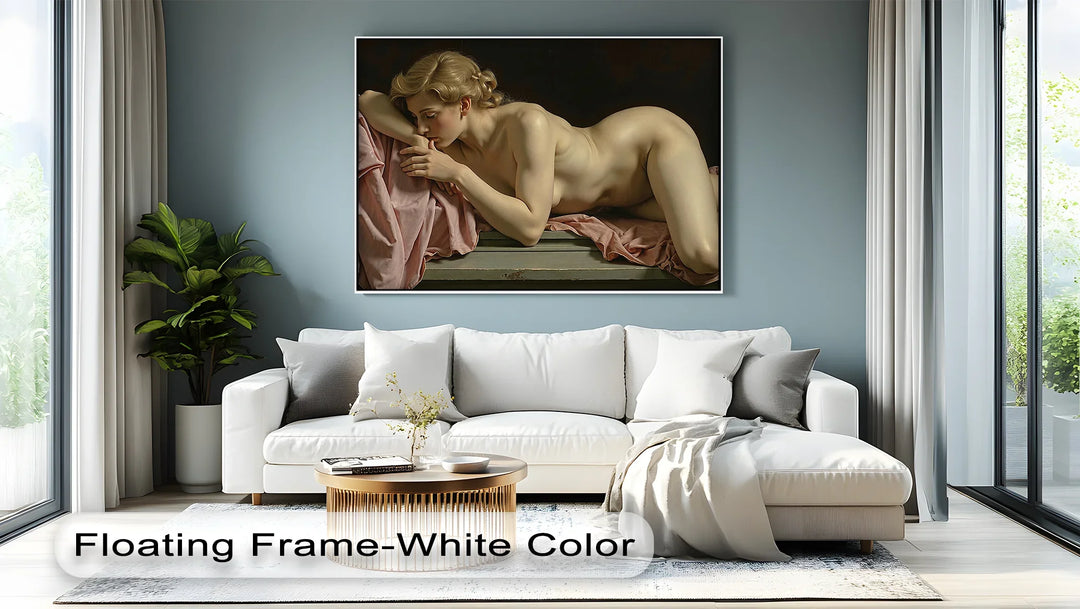 Timeless Reverie – Classical Nude Female Study Canvas Print - MyPhotoStation