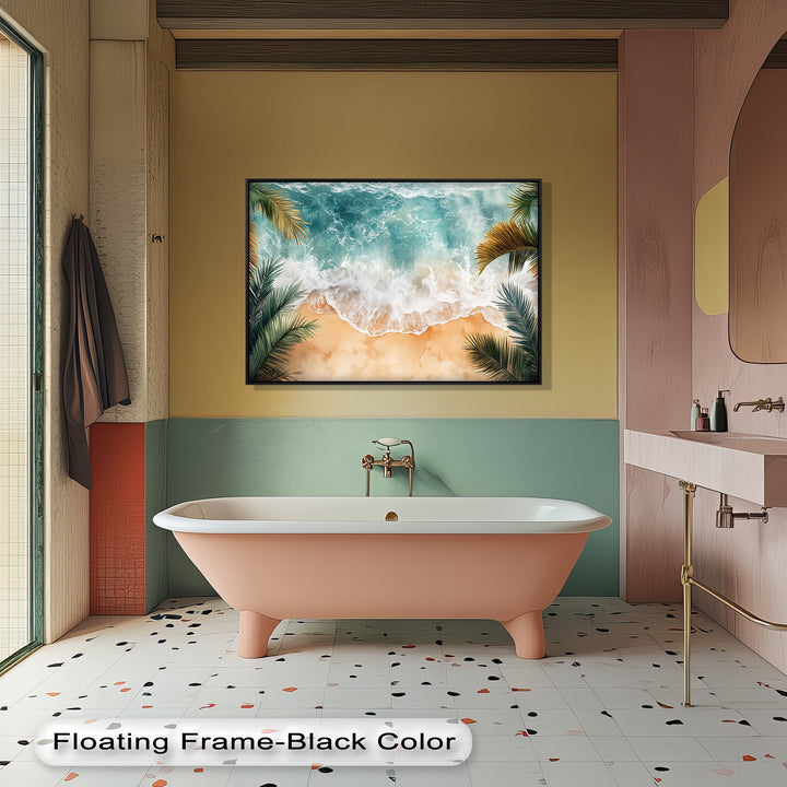 Perfect as large canvas prints for beach-themed decor.

