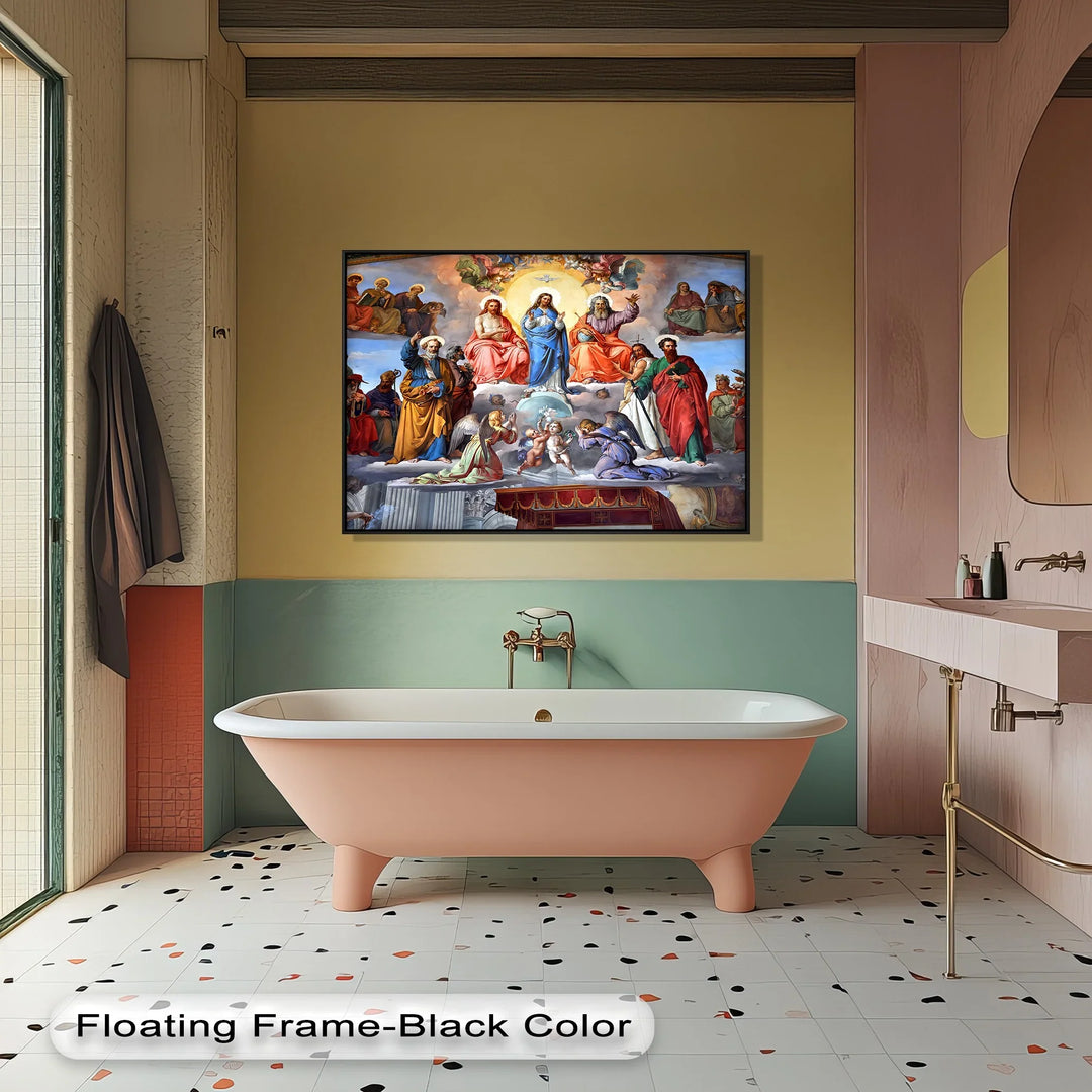The Heavenly Coronation – Renaissance Religious Canvas Print - MyPhotoStation