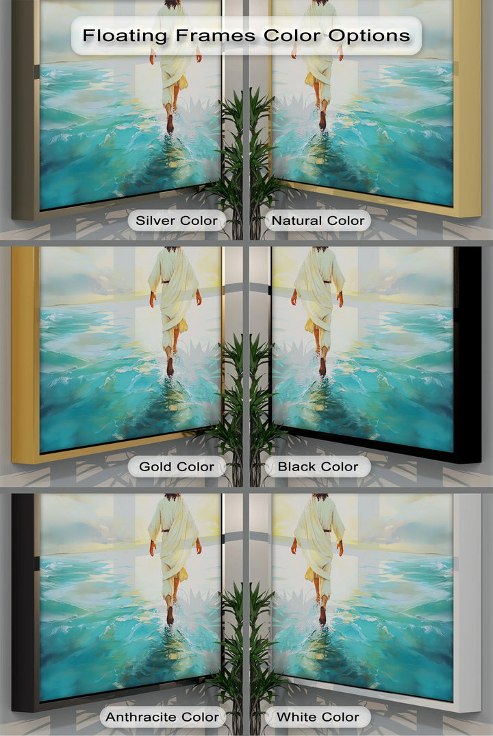 Faith in Motion – Jesus Walking on Water Canvas Print - MyPhotoStation