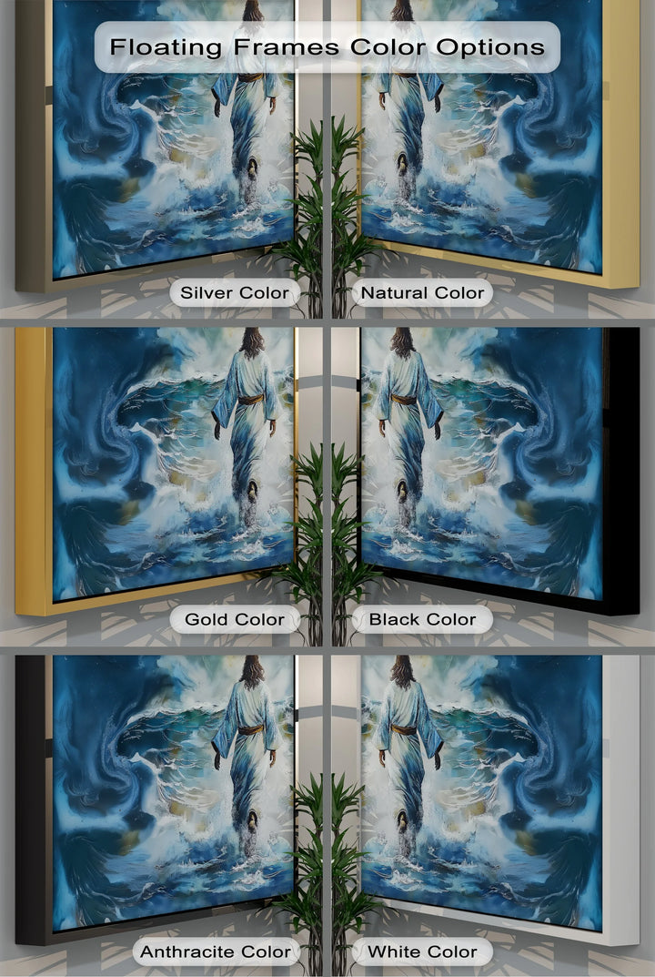 Divine Courage – Jesus Walking on Water Canvas Print - MyPhotoStation