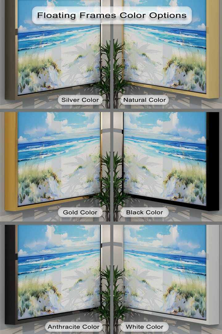 Coastal Calm – Tranquil Seaside Dunes Canvas Print - MyPhotoStation