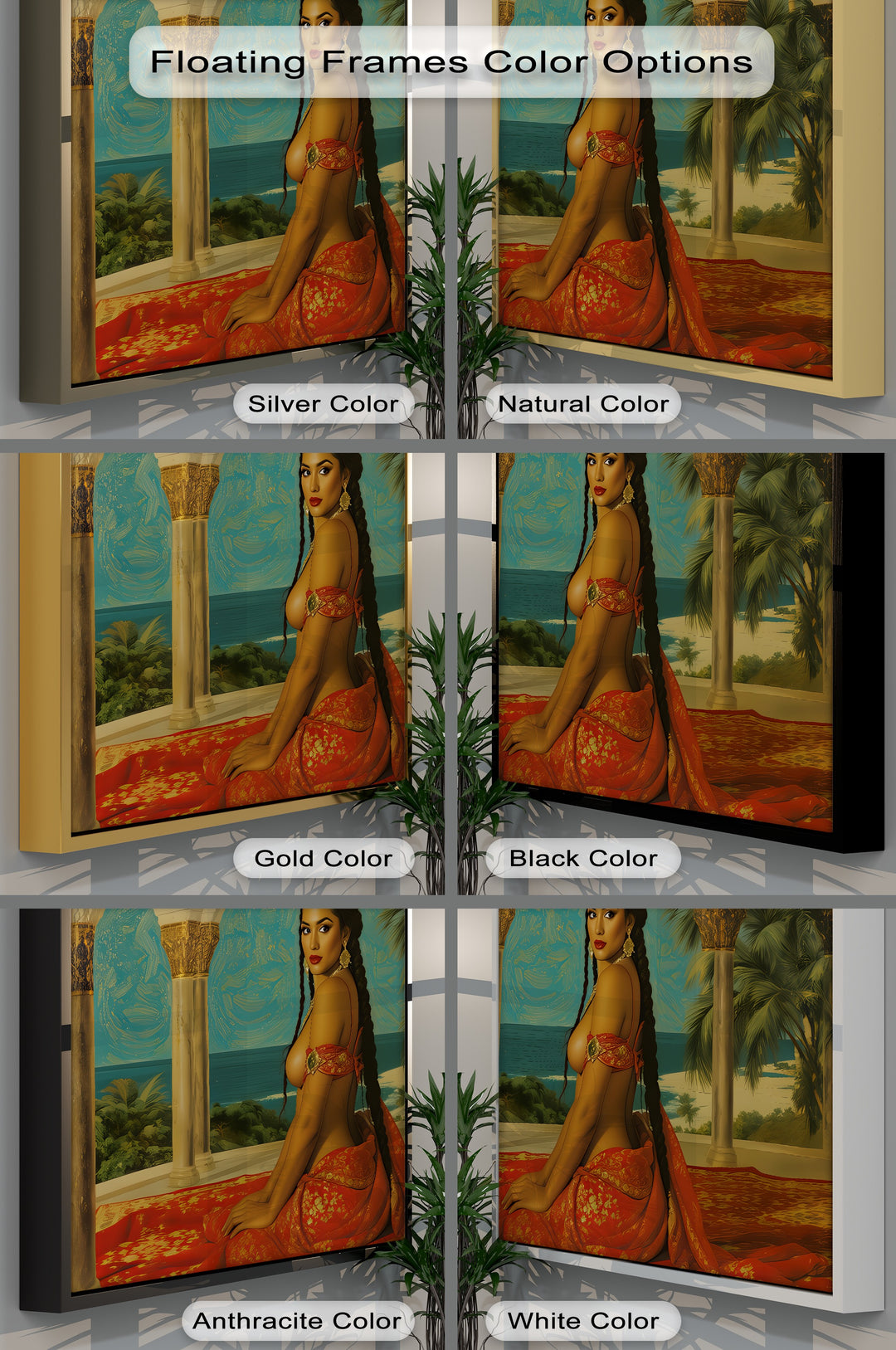 Crimson Empress – Erotic Canvas Wall Art | Canvas Wall Decor