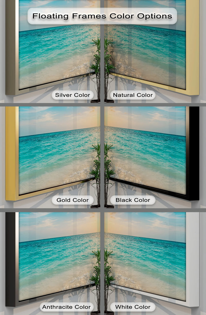 Serene Ocean Sunset - Landscape Canvas Print