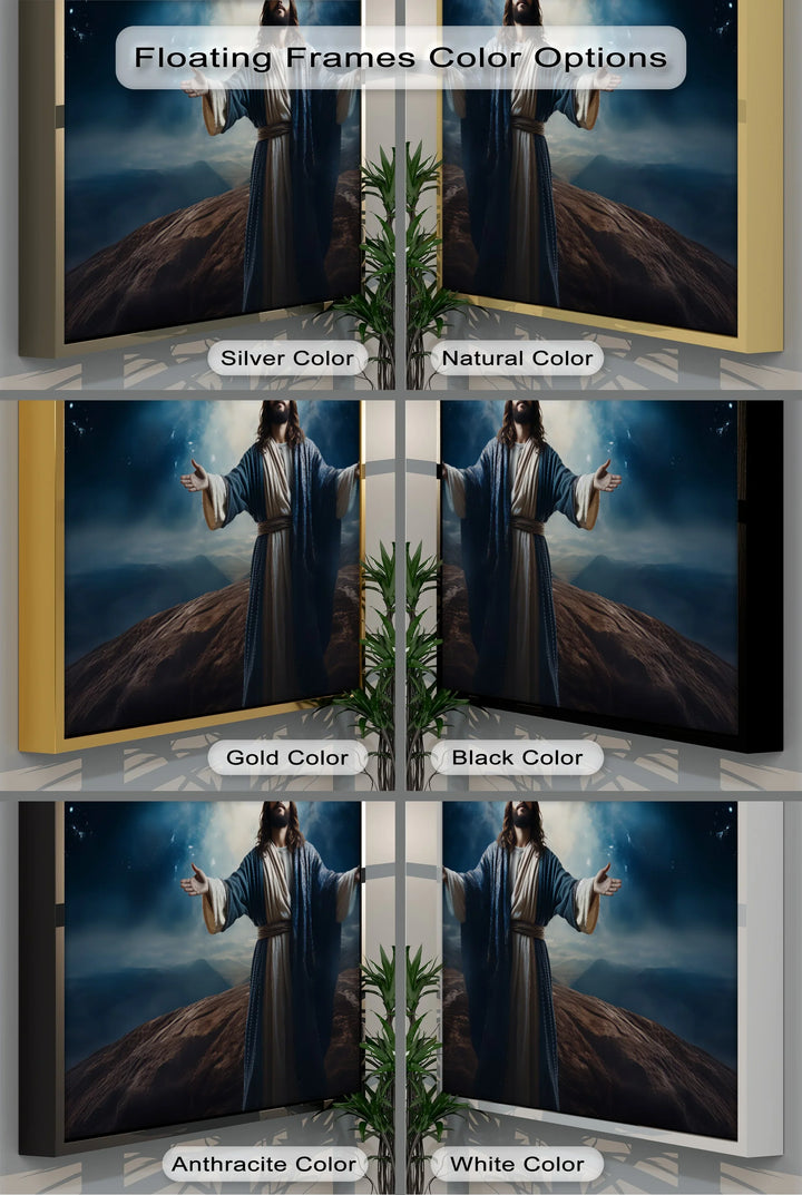 Night sky blessings – Christian wall print with stars.


