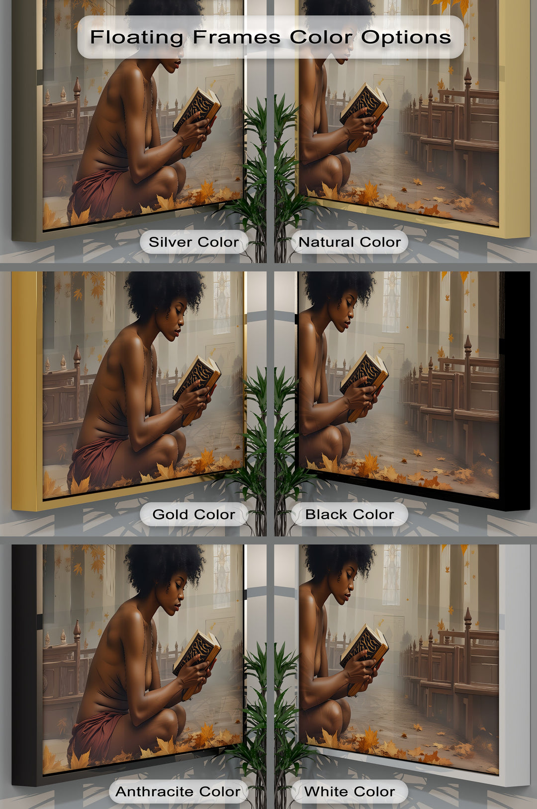 Sacred Silence – Erotic Canvas Wall Art | Large Framed Artwork