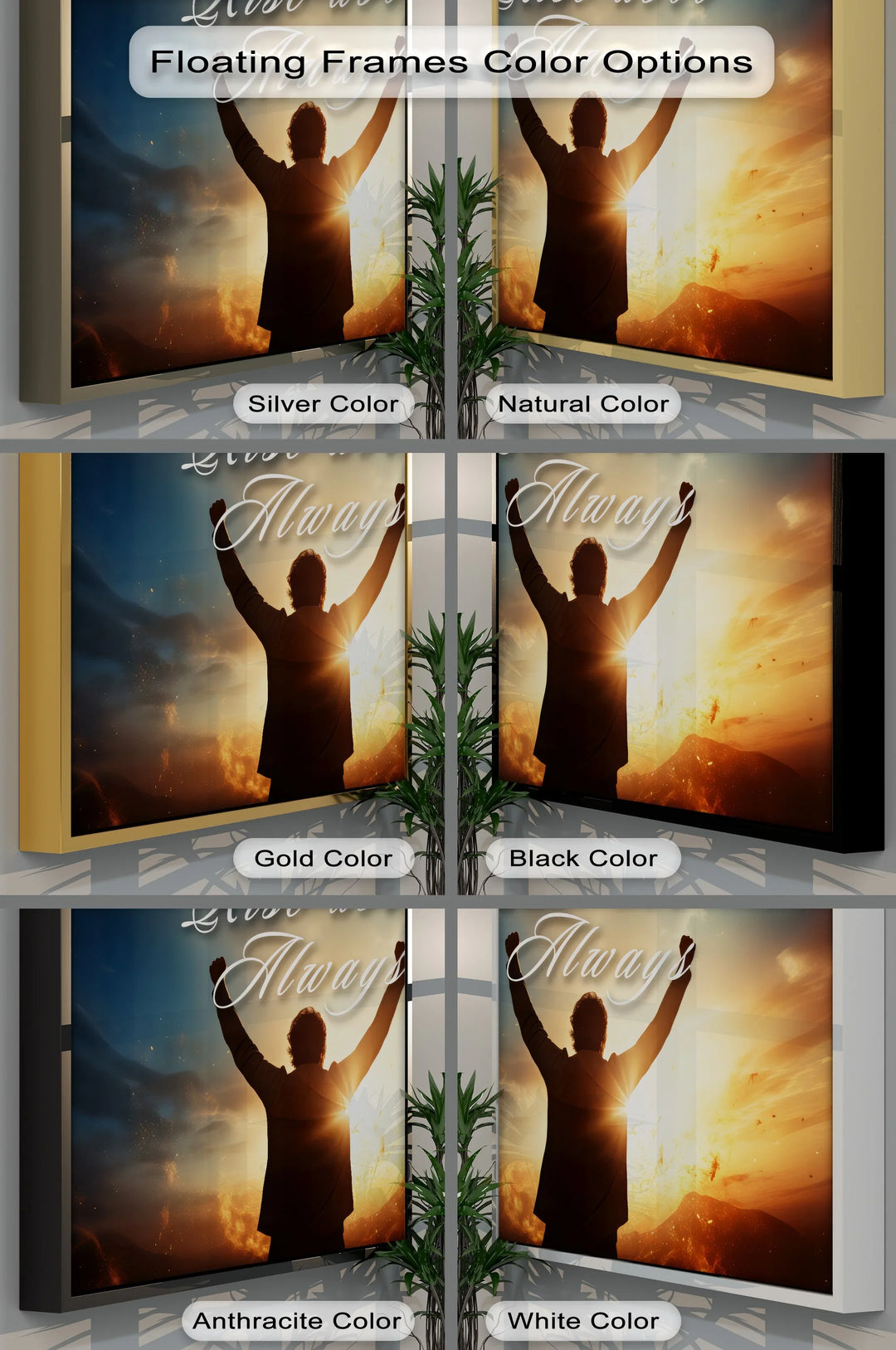 Rise Above Always - Motivational Canvas Print