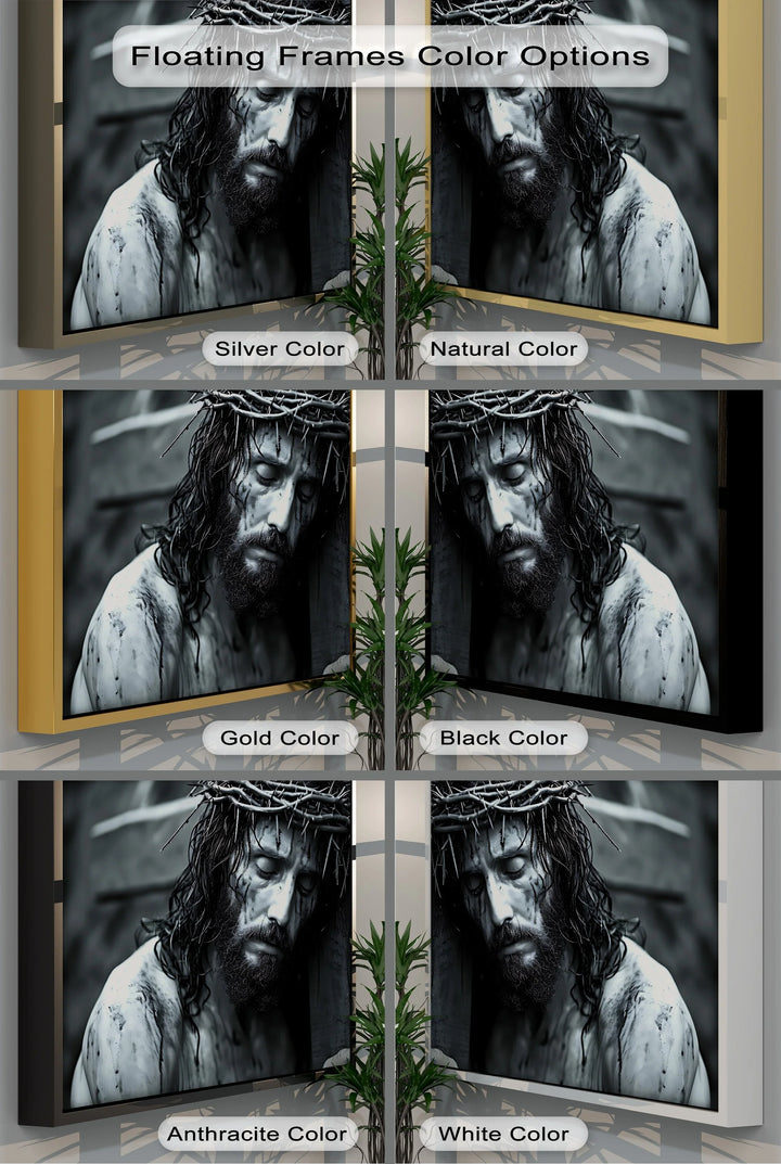 Crown of Suffering – Jesus Carrying the Cross Canvas Print - MyPhotoStation