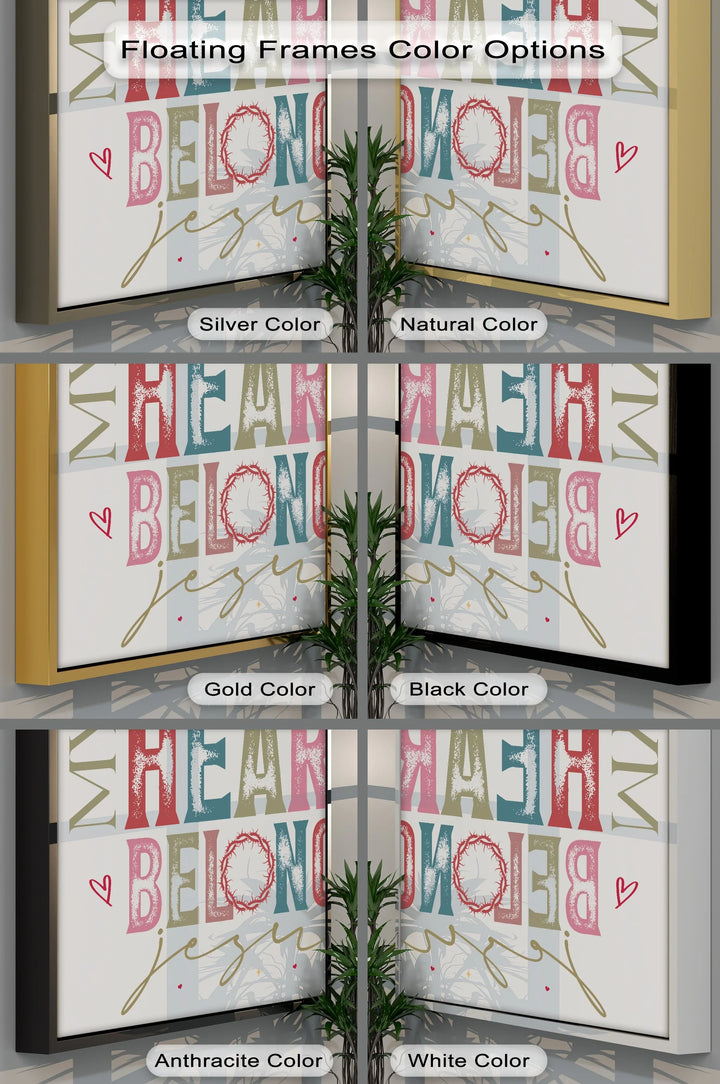 My Heart Belongs to Jesus – Faith-Inspired Canvas Print - MyPhotoStation