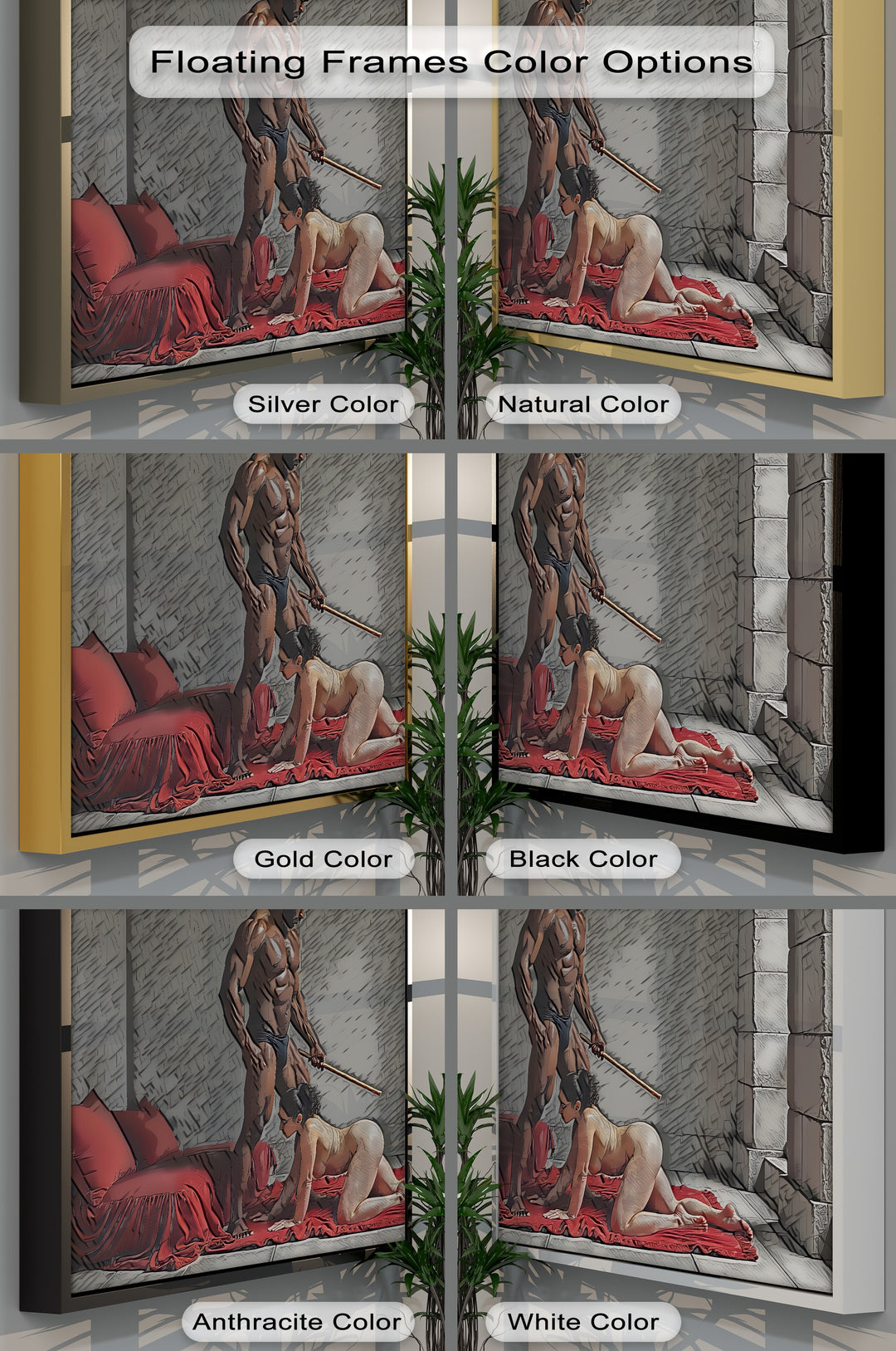 Obedience Ritual – Erotic BDSM Canvas Wall Art | Sexy Canvas